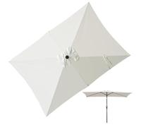 Toit de Parapluie de Rechange - 2x3m Polyester | Couverture D'Ombrage Extérieure, Partie De Parasol Imperméable | Auvent De Protection Solaire D'arrière-Cour Carré De Marché Cantilever