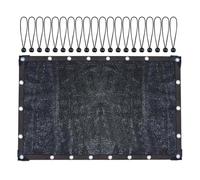 Toit de poulailler : maille durable, panneau d'ombrage en tissu, accessoire pour patio arrière, filet de protection avec kit de câble de 20 pièces | Toit durable pour poulailler de jardin, patio