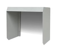Toit de Protection pour Borne de Recharge pour Véhicules Électriques，Toit Métallique Résistant Aux Intempéries pour Borne Recharge Extérieure，abri pour Caméra (No Front Panel, 65 x 50 x 25cm)
