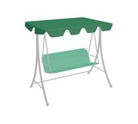 vidaXL Toit de rechange pour balancelle imperméable Vert 188/168x145/110 cm