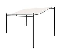 Toit de rechange imperméable 300D pour tonnelle - Bâche de tente pour pergola inclinée 2,5 x 2,6 m