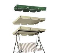Toit de Rechange pour Balancelle,Anti-UV,Toile de Balancelle de Jardin 2-3 Places Imperméable,600D Oxford Cloth Canopy Replacement,pour de Jardin (3 seater 190 * 132 * 15CM,Beige)