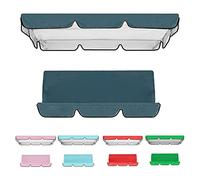 Toit De Rechange Pour Balancelle De Jardin Étanche, Housse De Rechange, 210D Oxford Imperméable, Canopée Pour Balancelle Anti-UV Anti-Pluie Pour 2/3 Places (164x114x15cm/65x45x6'',Bleu Royal)