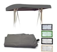 Toit De Rechange pour Balancelle De Jardin Imperméable, Toile De Rechange Anti-UV pour Balançoire, 2 3 Places Housse De Toit pour Balancelle(Gray,83x48x9in(213x122x23cm))