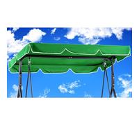 Toit de Rechange pour Balancelle de Jardin210 x145cm Imperméables,Balançoire de Jardin Auvent Pivotant Coupe Vent,Toile de Rechange pour Balancelle Jardin Exterieur,Tissu en Polyester (210*145cm,Vert)