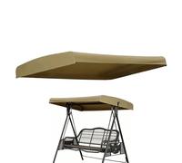 Toit de rechange pour balancelle de terrasse, 190,5 x 120 cm, résistant aux | Auvent pour balançoire d'extérieur pour protéger les meubles de terrasse, de jardin et de cour