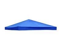 Toit De Rechange pour Tonnelle 3 X 3 M, Toile De Rechange pour Pavillon Tonnelle Tente Toit De Remplacement Gazebo De Jardin Tissu Polyester Haute Densité 200 G/m² Anti-UV (Couleur : Bleu)
