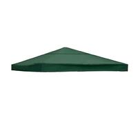 Toit De Rechange pour Tonnelle 3 X 3 M, Toile De Rechange pour Pavillon Tonnelle Tente Toit De Remplacement Gazebo De Jardin Tissu Polyester Haute Densité 200 G/m² Anti-UV (Couleur : Dark Green)