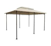 Toit de rechange pour tonnelle Cape Town beige, 4 x 3 m | Imperméable, disponible en 3 couleurs, revêtement en PVC