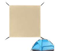 Toit de rechange, résistant aux UV, 210T argenté enduit de capuchon supérieur de tente | Housse de toit de camping portable et légère pour 3 à 4 personnes, tente instantanée, randonnée en plein air
