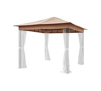 Toit de Remplacement 3x3 m pour Sunset Premium env. 220 g/m² Taupe