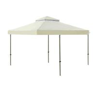 Toit De Remplacement Du Pavillon - Toit De Protection À Deux Étages, Couvercle De Pavillon De Jardin 3x3 | Toit En Pavillon De Protection UV Extérieur, Remplacement Étanche À Double Couche, Toit De Re