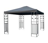 Toit de remplacement pour pavillon - Anthracite - étanche - Toit de tonnelle 3 x 3 m