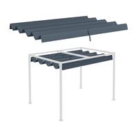Toit de remplacement pour pergola - Outsunny - 3x2,5 m - Gris foncé - Polyester - Protection UV30+ - 286x245 cm