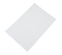 Toit de simulation pour tuile 20 x 29 cm Blanc PVC Simulation Toit | Imitation pour la texture du carrelage, design fin et flexible, peut être peint pour la surface, taille 20 x 29 cm