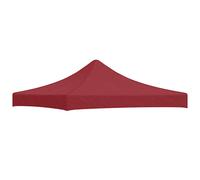 vidaXL Partytentdak 270 g/mÂ² 4x3 m bordeauxrood315357 G
