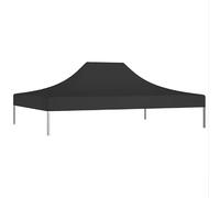 Toit de tente de réception, 4,5 x 3 m, noir, avec revêtement en PVC, tissu Oxford, robuste et résistant aux intempéries, pour les fêtes de jardin et les événements en plein air