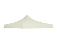 vidaXL Toit de tente de réception 3 x 3 m Crème 44983