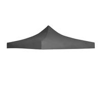 Toit de tente de réception - vidaXL - 3 x 3 m - Oxford 600D - Résistant aux UV - Anthracite