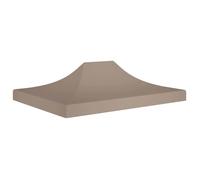 Toit de tente de réception - vidaXL - Taupe - Oxford 600D - Résistant aux UV - 410x280 cm