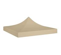 Toit de Tente - VIDAXL - 2x2 m - Oxford Résistant aux UV - Beige - Pliable