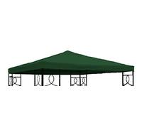 Toit de tonnelle imperméable de rechange Différents types et couleurs 3 x 3 m wasserdicht (PVC) vert