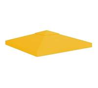 Toit de tonnelle - VIDAXL - 3 x 3 m - Étanche - 310 g/m² - Jaune