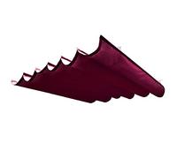 Toit d'ombrage ondulé, abri de pergola rétractable - Auvent à Motif ondulé avec câbles métalliques - 1 x 5 m, Rouge, pour terrasse, Porche, Patio, Jardin