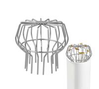 Toit Echappement Protection Gouttière Pluviale | Filtre Feuilles pour Piscine Garage Terrasse Cour Route Douche Sous-sol