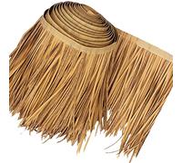 Toit en chaume de palmier synthétique, Rouleau de chaume artificiel 0,5 m large for toiture et décoration extérieures, paquet 1 à 20 pièces(8 PCS)