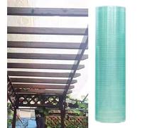 Toit en polycarbonate transparent, 1,2 mm d'épaisseur, résistant aux chocs, panneau isolé de lumière du jour pour serres et jardins, 0,6 x 4 m, revêtement résistant aux intempéries