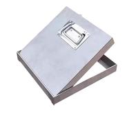 Toit Fenêtre de Couvercle de regard cour verrouillable, porte extérieure for vide sanitaire, en acier inoxydable, for sous-sols et dimensions sur mesure 32 x 43 po/32 51 po(26x49"/66.04x124.46cm)