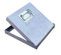 Toit Fenêtre de Porte d'accès extérieure for vide sanitaire, avec serrure, couvercle de regard étanche en acier inoxydable, for sous-sol, dimensions sur mesure L x l 30 45 po(24x39"/60.96x99.06cm)