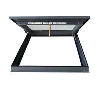 Toit Fenêtre De Toit Skylight Fenêtre Avec Double-couche De Verre Trempé,Trappe D'accès Encastrée Pour Grenier,Couvertures De Puits De Lumière Personnalisables(LxW 90x75cm/35.4x29.5in)
