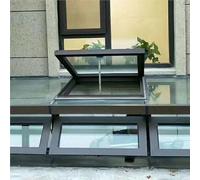 Toit ouvrant électrique et fenêtre de toit télécommandée avec capteur de pluie Fonction de fermeture automatique 100 x 80 cm Parfait pour les voitures, camionnettes et camping-cars