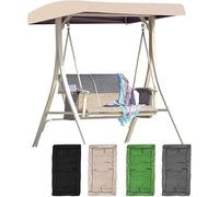 Toit pivotant de jardin 3 places remplacement, auvent universel for feuille Oxford 210D étanche, 191x120 18 Cm(A)