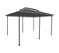 Toit pour pavillon 3x4 m, revêtu de PVC, étanche à l'eau - Couleur : anthracite
