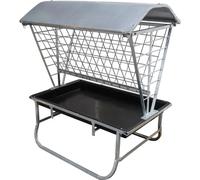 Toît pour râtelier à foin Kerbl Argenté 115x79,5x22 cm