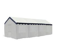 Toit pour tente de réception TERRE JARDIN 1000 cm en polyéthylène 180 g/m² blanc et bleu