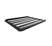 Toit Rail Transversaux Porte-Bagages Toit Universel Monocouche Transportant Panier Chargement/Porte-Bagages Alliage Aluminium Robuste Galeries(127x90cm A)