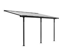Pergola toit terrasse en aluminium 4x3 m