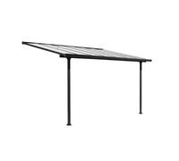 Toit-terrasse aluminium 9,21 m² - 300 x 307 cm - Gris anthracite
