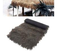 Toiture De Chaume Artificiel En Paille Synthétique Ignifuge, De Toit En Paille Mexicaine, Utilisé Pour Tiki Bar Hut Beach, Décoration De Jardin Tropical Ha(Size:0.5*1m（1.64*3.3ft）,Color:gris)