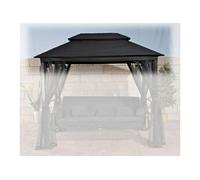 Toiture de rechange pour balancelle Kenia , Noir Noir G