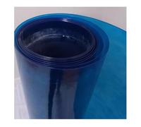 Toiture de serre en polycarbonate - Panneaux résistants aux UV pour le jardinage et l'agriculture - Facile à couper - 1,2 mm d'épaisseur - 1,5 x 8 m - Couverture d'auvent (bleu)