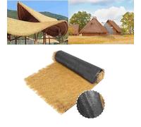 Toiture En Chaume Artificielle, Toit En Paille Synthétique For Bar Tiki, Imperméable For Fête, Jardin, Clôture, Décoration De Chalet, Abri For Canards, Fêtes Hawaïennes(0.5*6m(1.6*19.6ft))