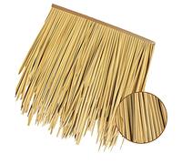 Toiture en chaume Palapa Tiki Hut, Toit en Paille de Style Mexicain for Jardin, terrasse, Parasol, clôture, décoration de fête(2 PCS)
