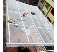 Toiture en Polycarbonate de 2 mm pour Serre, imperméable, Anti-UV, résistante aux Chocs et aux Chocs, pour auvent extérieur, abri Auto, châssis Froid, 0,8 m x 5 m