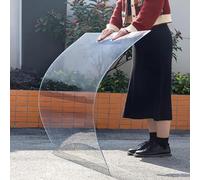 Toiture en Polycarbonate, revêtement de Protection UV, Feuille de Plastique Transparent imperméable, Panneau de Remplacement pour abri de Jardin, auvent de Serre, abri Auto, Stade, abribus,