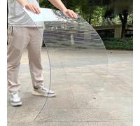 Toiture en Polycarbonate Transparent, Panneaux en Plastique, Panneaux d'éclairage Naturel, revêtement de Toit, Protection UV et imperméable, auvent extérieur, abris de Voiture, 1 x 9 m